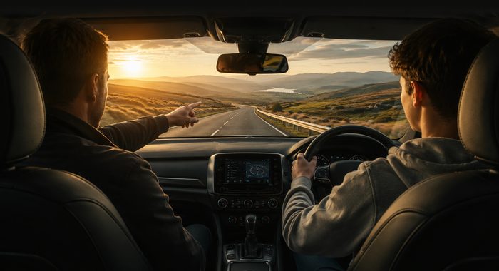 On the road